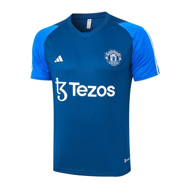 Trikot Trainingsshirt Manchester United 2024 Blau